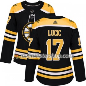 Boston Bruins Milan Lucic 17 Adidas 2017-2018 Schwarz Trikot Authentic - Dame
